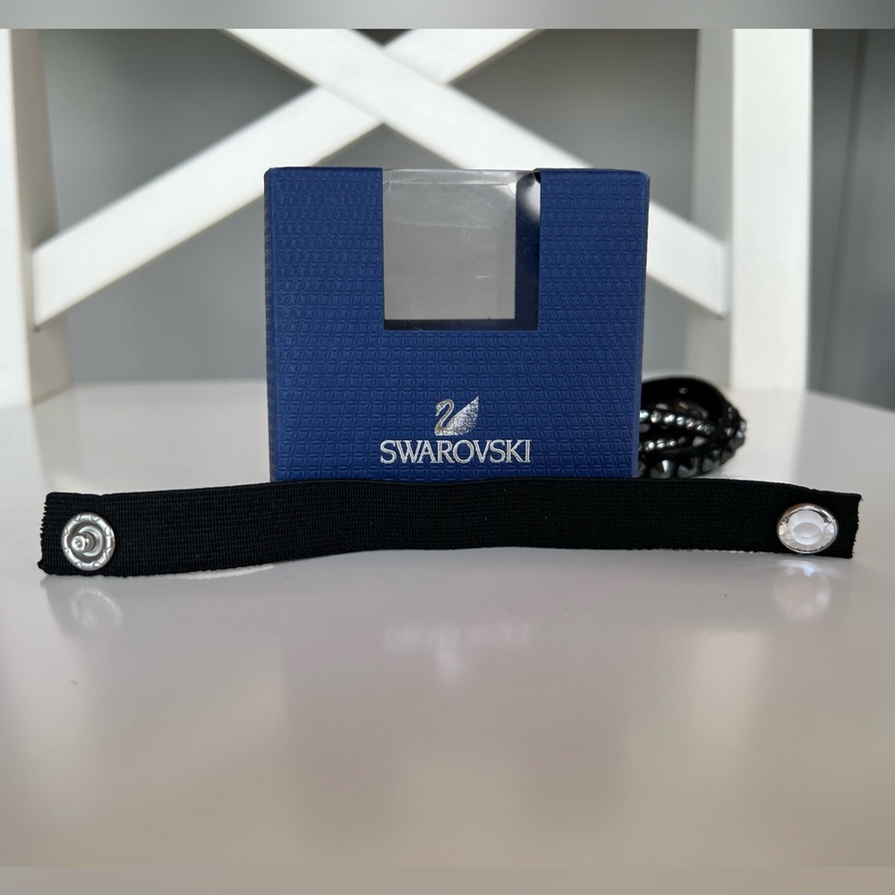 Swarovski Slake Dot Black Bracelet with Hairband Extender - Picture 4 of 5
